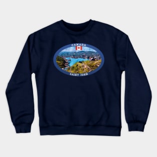 Saint John Canada Travel Crewneck Sweatshirt